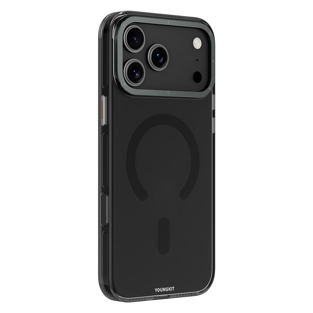 Apple iPhone 17 Pro Max Kılıf M-safe Şarj Özellikli Şeffaf Youngkit Crystal Shield Serisi Kapak Şeffaf