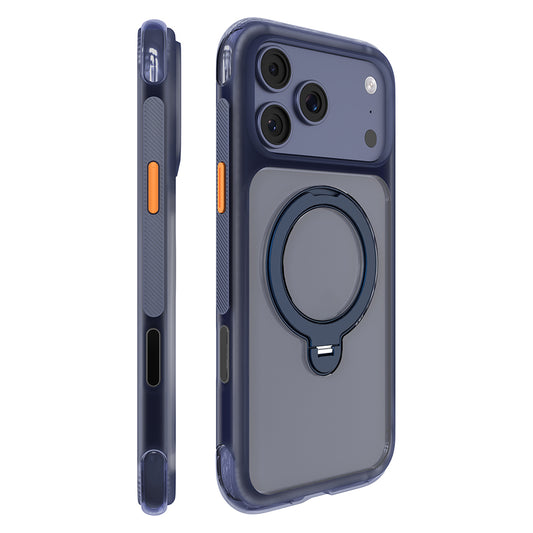Apple iPhone 17 Pro Max Kılıf M-safe Şarj Özellikli Standlı Airbag Tasarımlı Mutural Air Shield Serisi Kapak