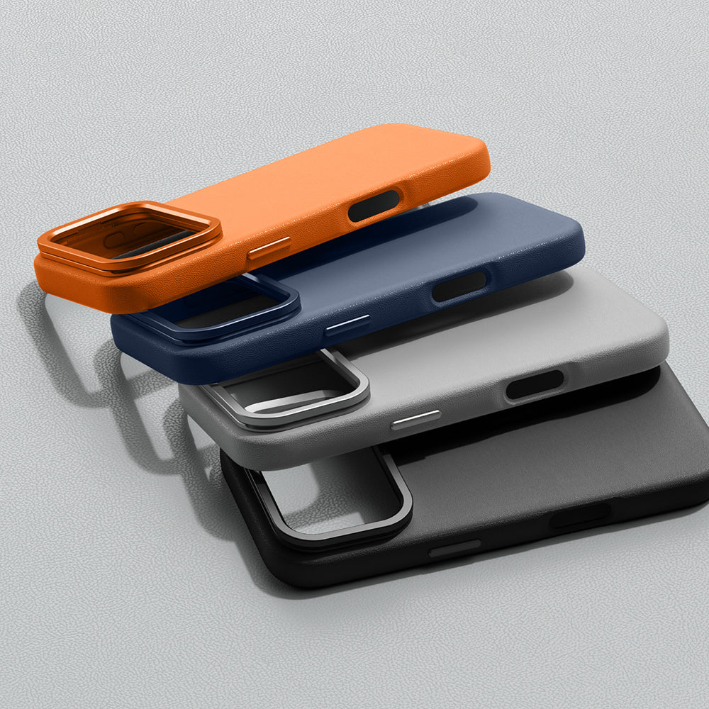 Apple iPhone 17 Pro Max Kılıf M-safe Şarj Özellikli Standlı Amazingthing Glamour Mag Serisi PU Kapak Mavi