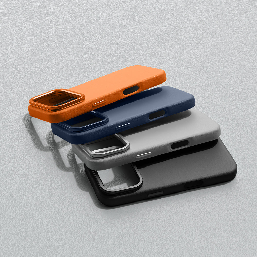 Apple iPhone 17 Pro Max Kılıf M-safe Şarj Özellikli Standlı Amazingthing Glamour Mag Serisi PU Kapak Mavi