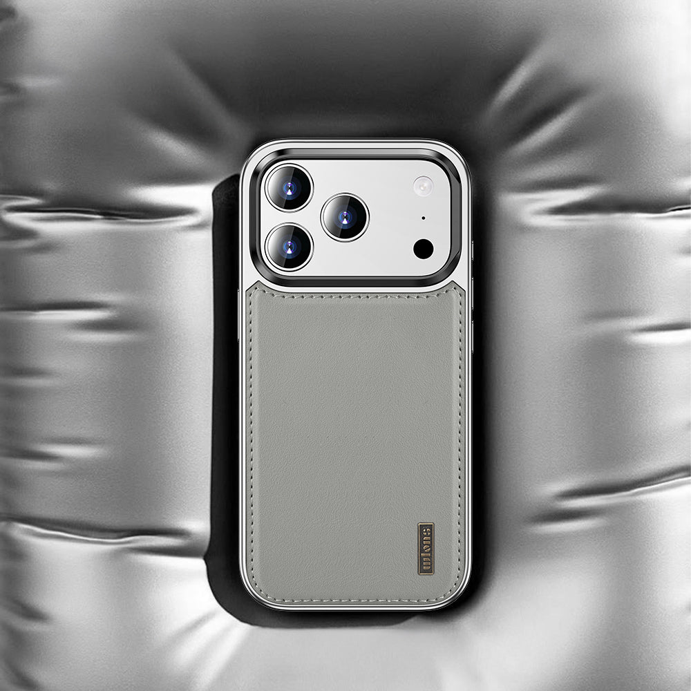 Apple iPhone 17 Pro Max Kılıf M-safe Şarj Özellikli Standlı Leto Kapak Gri