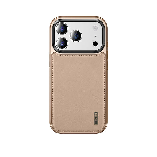 Apple iPhone 17 Pro Max Kılıf M-safe Şarj Özellikli Standlı Leto Kapak Gold