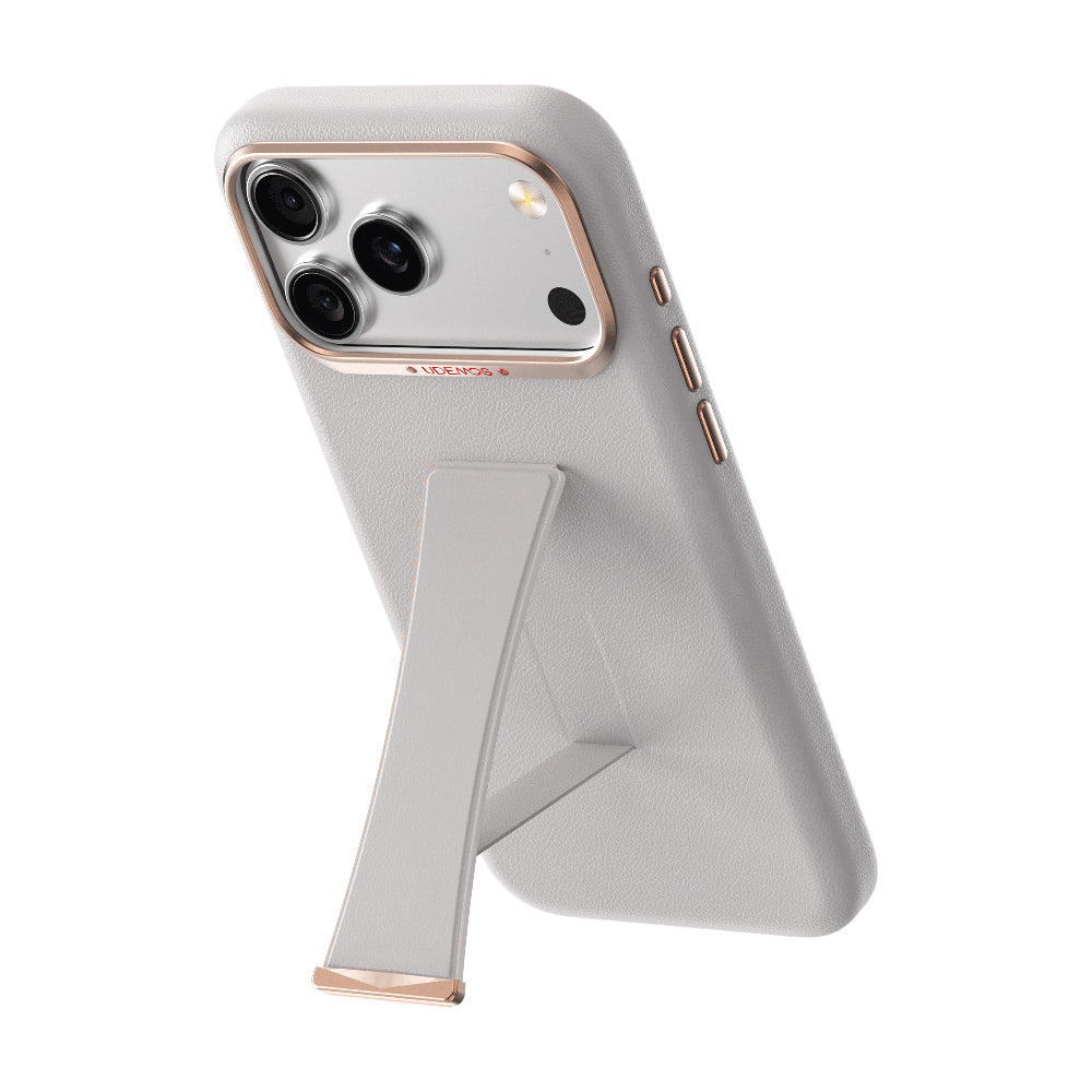 Apple iPhone 17 Pro Max Kılıf M-Safe Şarj Özellikli Standlı Udemos İndependence Serisi Kapak