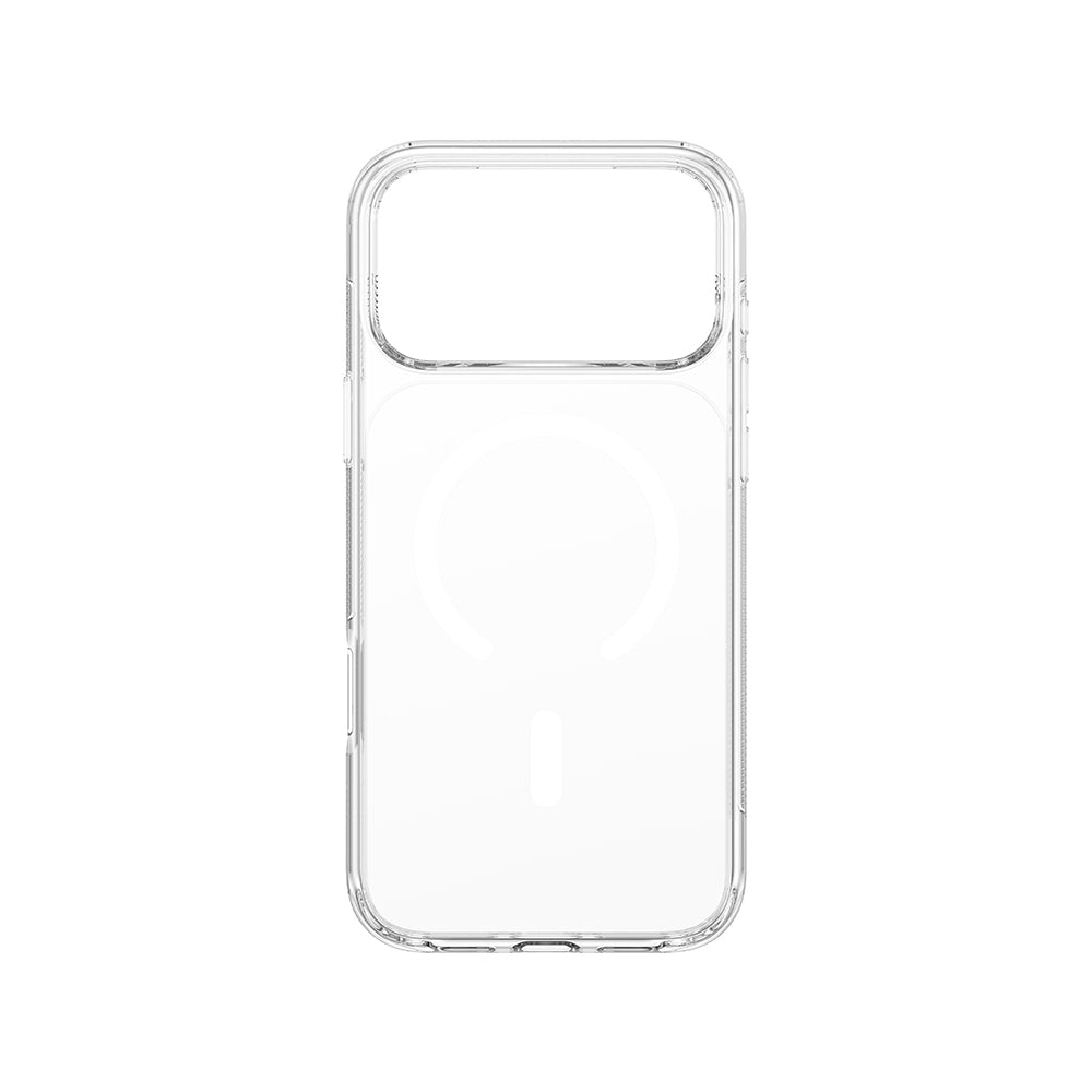 Apple iPhone 17 Pro Max Kılıf M-safe Şarj Özellikli Wiwu CS-202 Crystal Shield Pro Serisi Anti Yellowing Sert PC Kapak