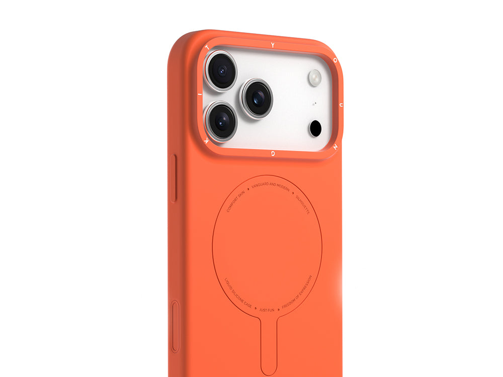 Apple iPhone 17 Pro Max Kılıf M-Safe Şarj Özellikli Youngkit Morandi Serisi Kapak Gri