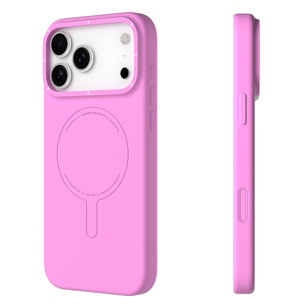 Apple iPhone 17 Pro Max Kılıf M-Safe Şarj Özellikli Youngkit Morandi Serisi Kapak Siyah