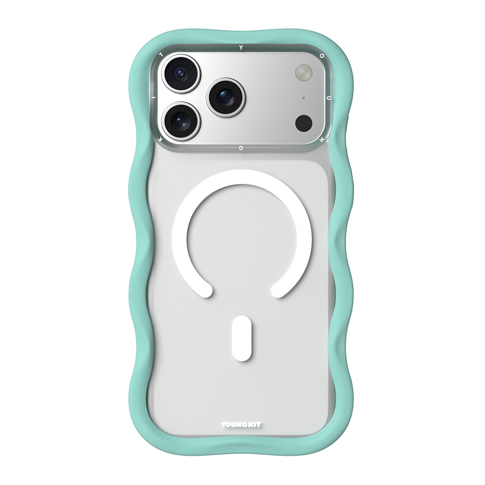 Apple iPhone 17 Pro Max Kılıf M-safe Şarj Özellikli Youngkit Wave Matte Serisi Kapak