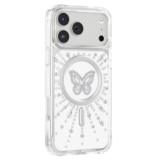 Apple iPhone 17 Pro Max Kılıf M-Safe Şarj Özellikli Zore Paris Mova Sert PC Kapak