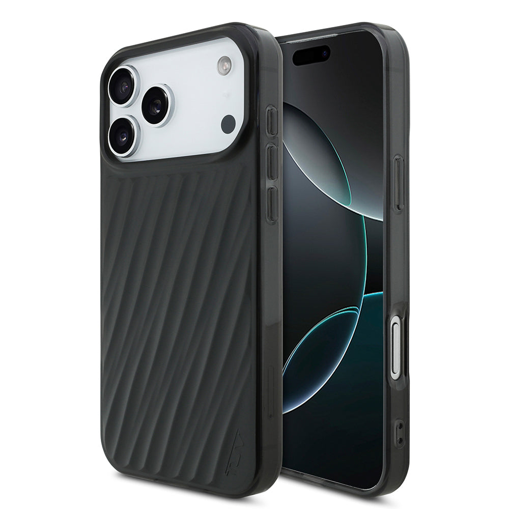 Apple iPhone 17 Pro Max Kılıf TUMI Orjinal Lisanslı M-safe Şarj Özellikli Transparan Kapak Siyah