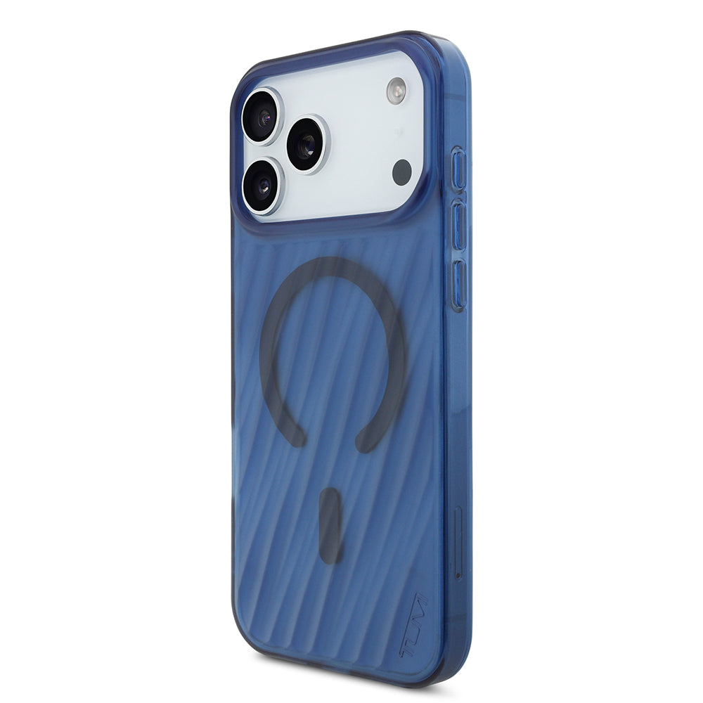 Apple iPhone 17 Pro Max Kılıf TUMI Orjinal Lisanslı M-safe Şarj Özellikli Transparan Kapak Siyah