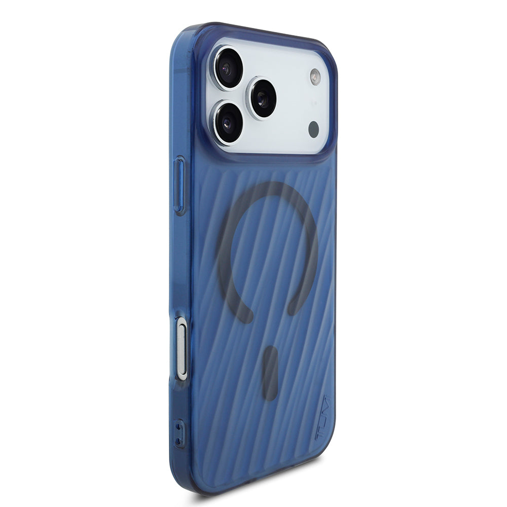 Apple iPhone 17 Pro Max Kılıf TUMI Orjinal Lisanslı M-safe Şarj Özellikli Transparan Kapak Siyah