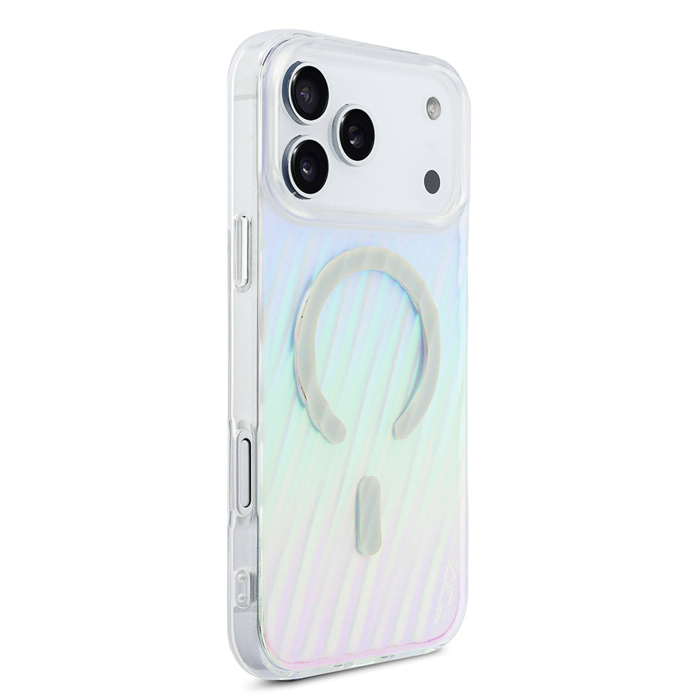 Apple iPhone 17 Pro Max Kılıf TUMI Orjinal Lisanslı M-safe Şarj Özellikli Transparan Kapak