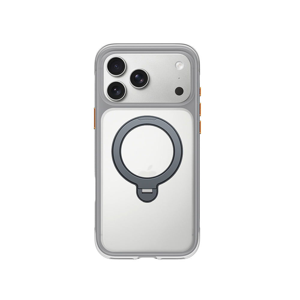 Apple iPhone 17 Pro Max Kılıf Wiwu AS-203 AeroShield Ultra Serisi M-safe Şarj Özellikli Airbag Tasarımlı Standlı Kapak