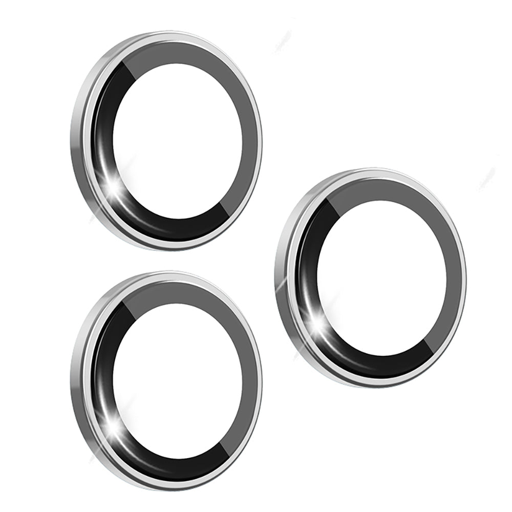 Apple iPhone 17 Pro Max Wiwu LG-003 Lens Guard Çizilmeye Karşı Dayanıklı Safir Kamera Lens Koruyucu Gümüş