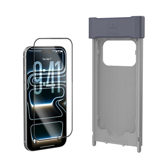 Apple iPhone 17 Pro Wiwu GT-032 Glass Ultra Serisi 3D Polarize Ekran Koruyucu Cam + Kolay Uygulama Aparatı