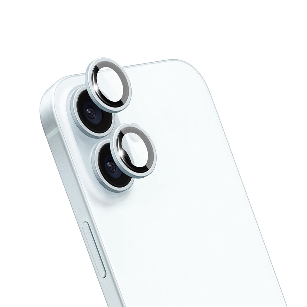 Apple iPhone 17 Wiwu LG-005 Falcon Anti Reflective Çizilmeye Karşı Dayanıklı Kamera Lens Koruyucu Gri