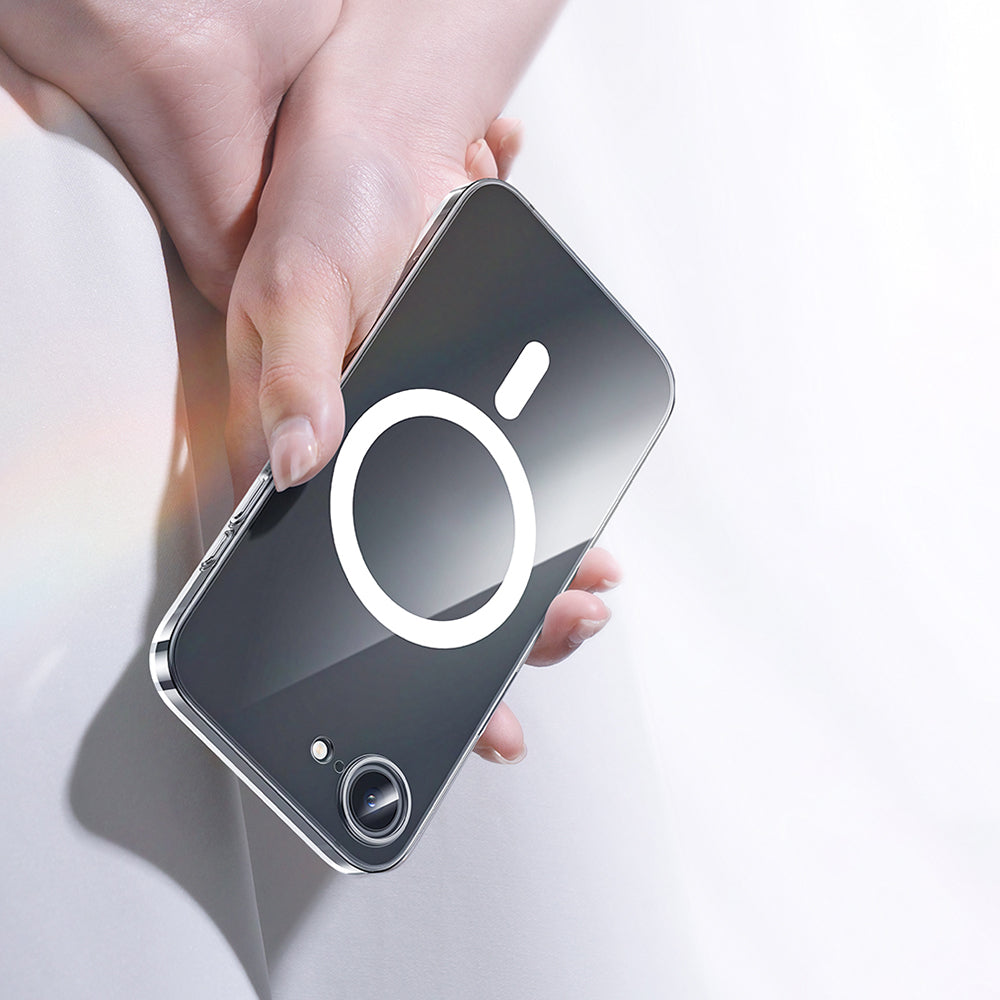 Apple iPhone 17E Kılıf M-safe Şarj Özellikli Benks Crystal Serisi Şeffaf Kapak