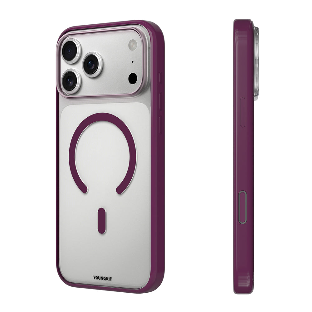 Apple iPhone 18 Pro Kılıf M-safe Şarj Özellikli Youngkit High Definition Serisi Kapak