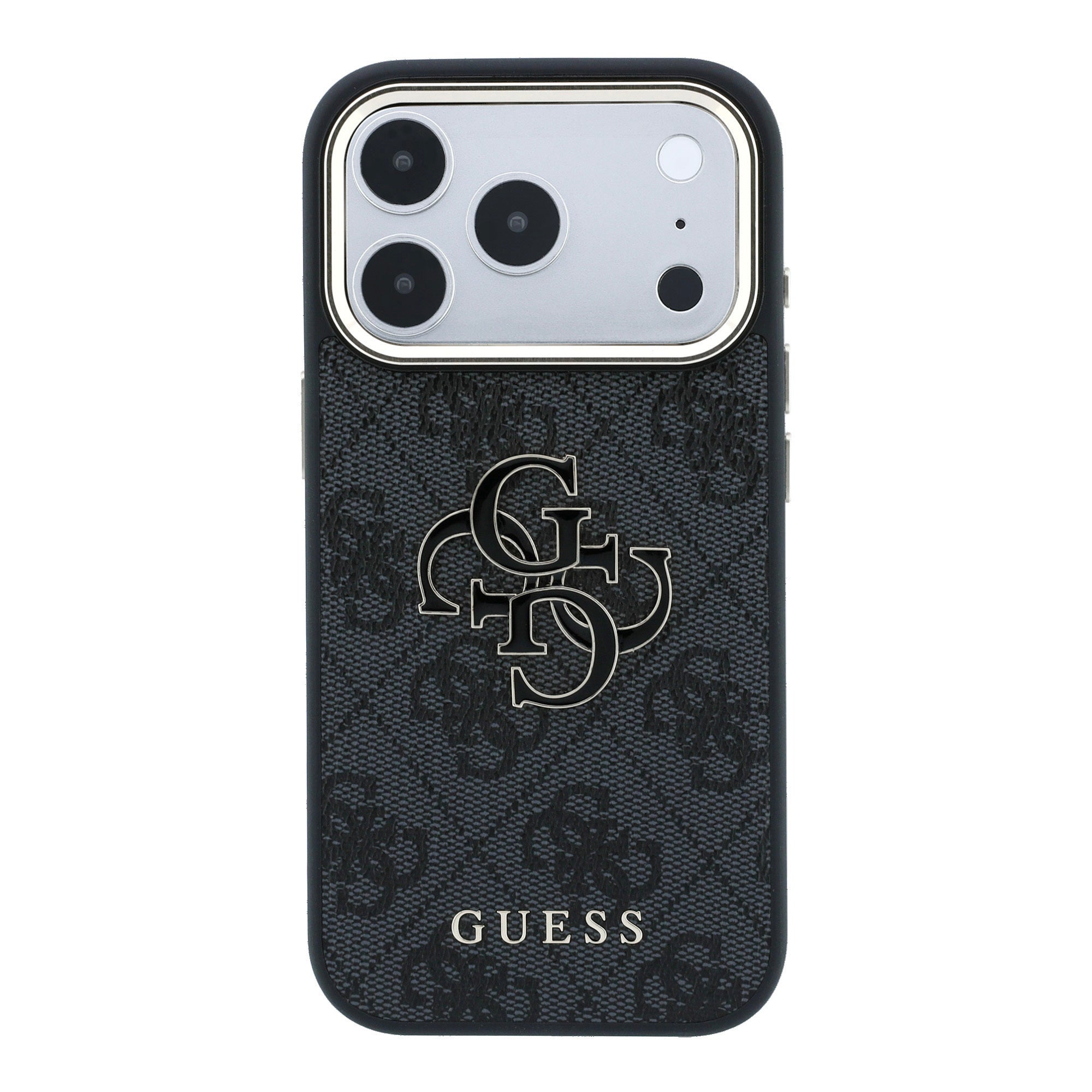 Apple iPhone 18 Pro Max Kılıf Guess Orjinal Lisanslı 4G Büyük Resin Logolu PU Kapak