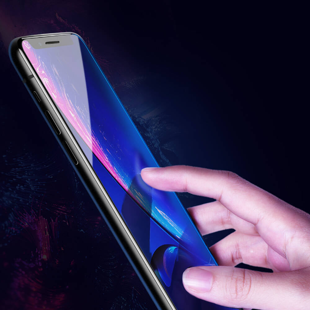 iPhone XR 6.1 Hidrofobik Ve Oleofobik Özellikli Benks Air Shield Ekran Koruyucu 10"lu Paket Şeffaf
