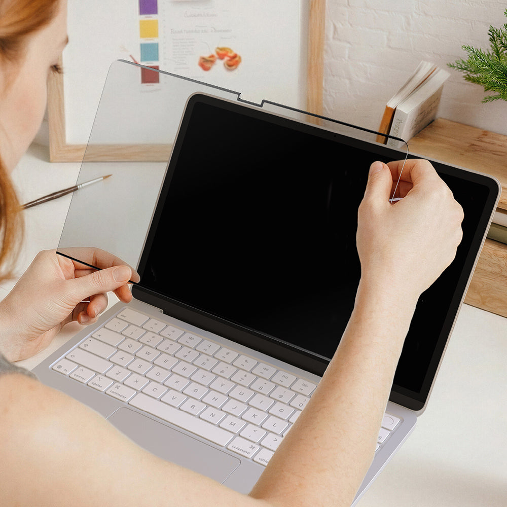 Apple Macbook Neo 13' A3404 Amazingthing Radix MagPrivacy Serisi Magnetik Hayalet Ekran Koruyucu