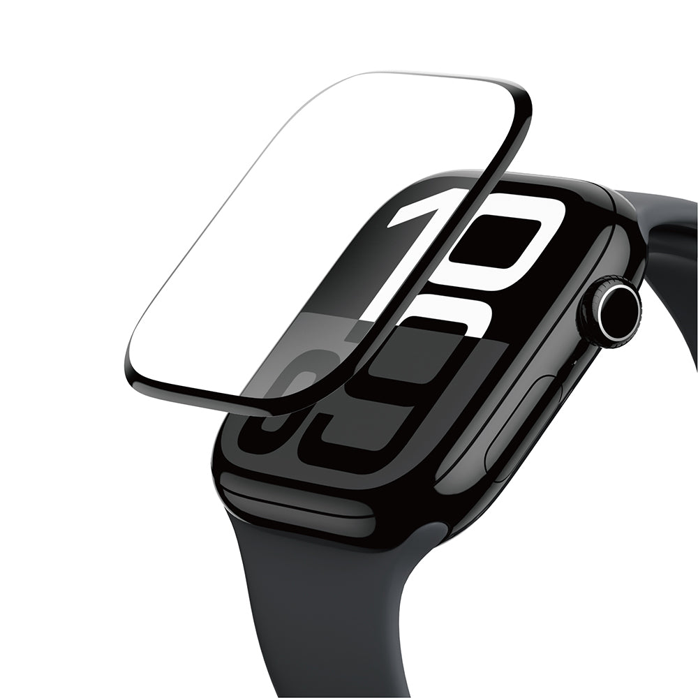 Apple Watch 10 42mm Amazingthing Radix Protective Parmak İzi Bırakmayan HD Ekran Koruyucu Film + Kolay Uygulama Aparatı Şeffaf