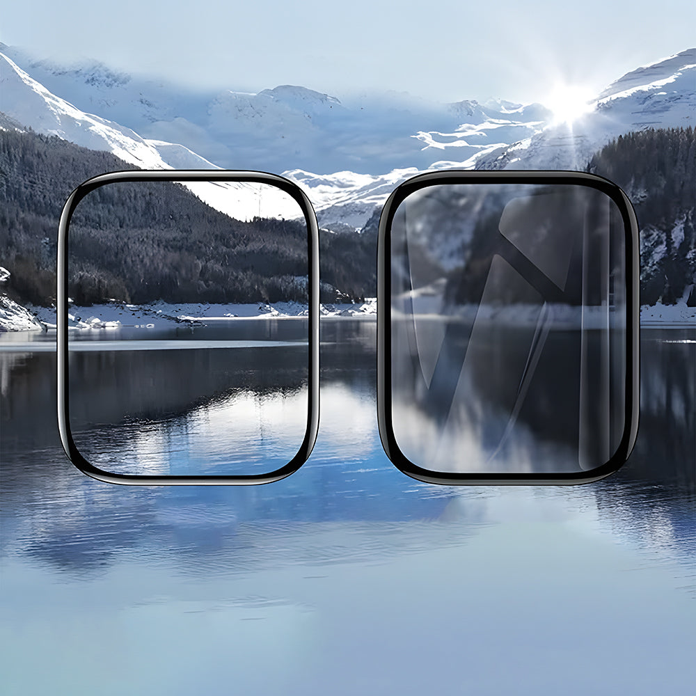 Apple Watch 10 42mm Wiwu JD-107 Easy Install Serisi HD Ekran Koruyucu Film + Kolay Uygulama Aparatı Siyah