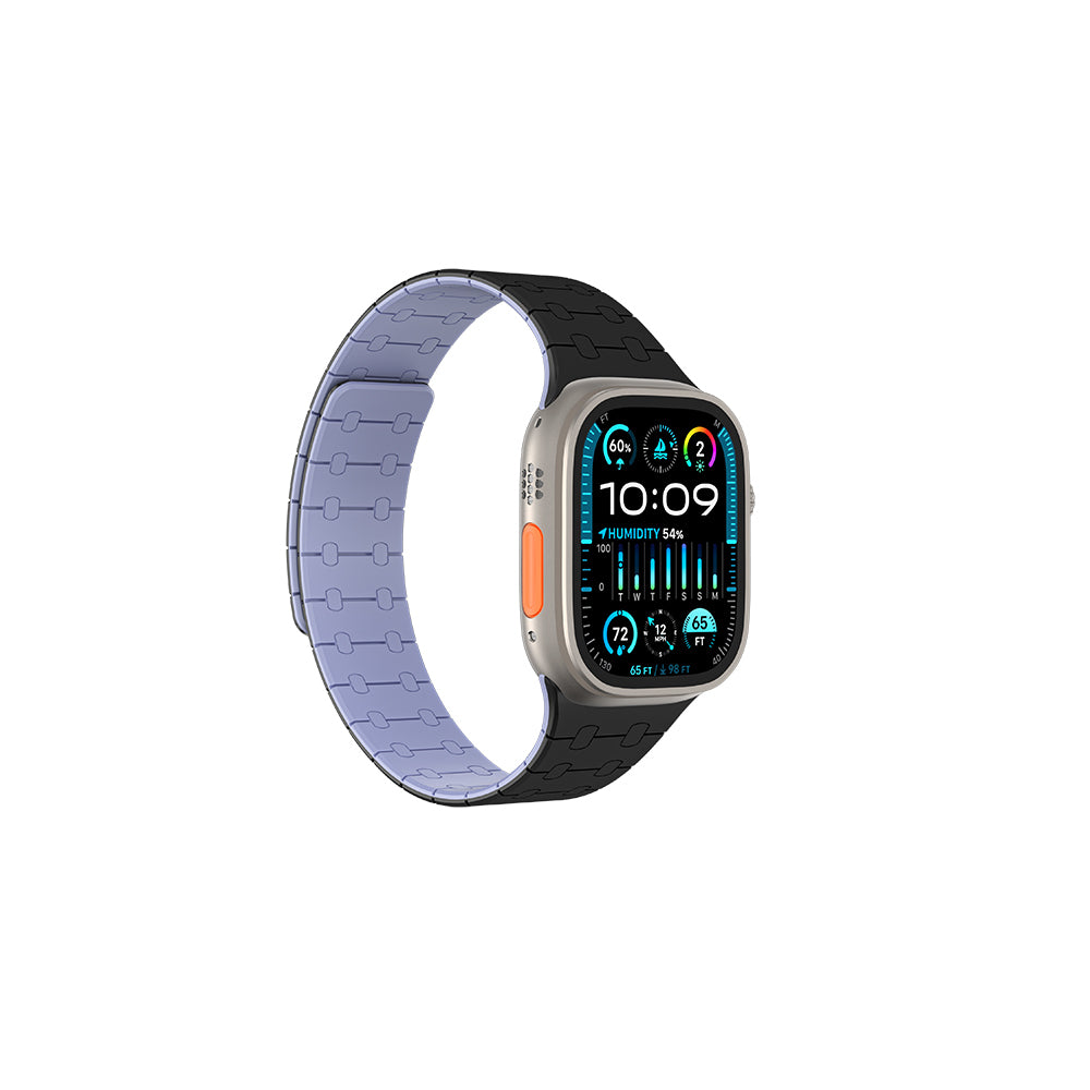 Apple Watch 10 46mm Amazingthing Smoothie Sport Magnetik Tak Çıkar Silikon Strap Kayış
