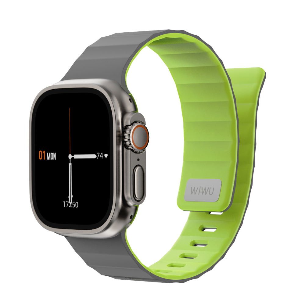 Apple Watch 10 46mm Wiwu Mag Secur Serisi Silikon Kordon