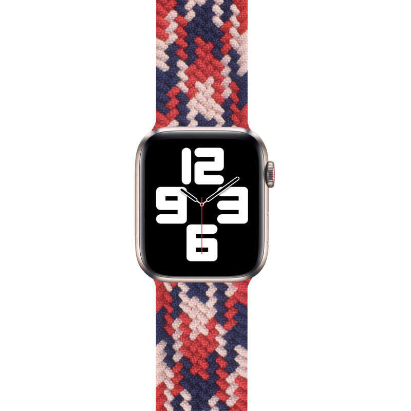 Watch 38mm Wiwu Braided Solo Loop Contrast Color Small Kordon NO4