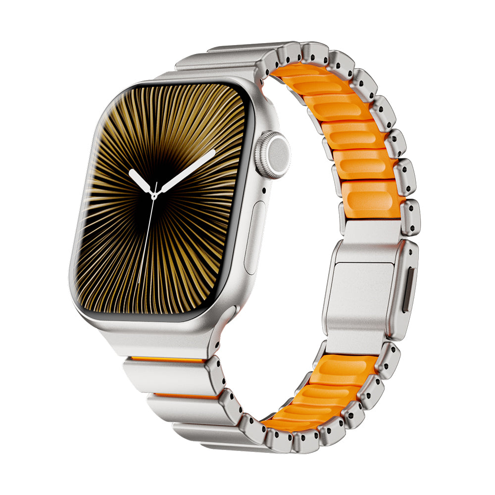 Apple Watch 40mm Zore KRD-149 Metal Silikon Kordon