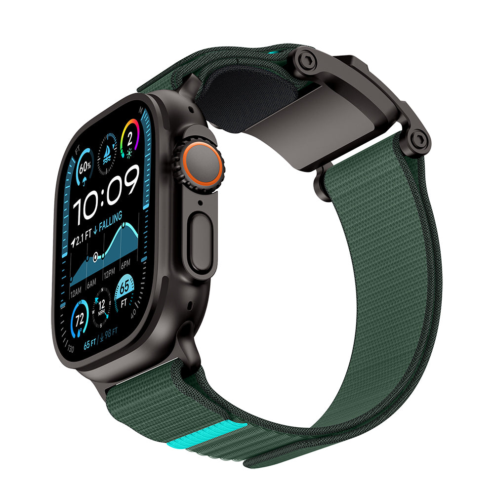 Apple Watch 42mm Mohseven iWatch Mecha Sport Hasır Kordon
