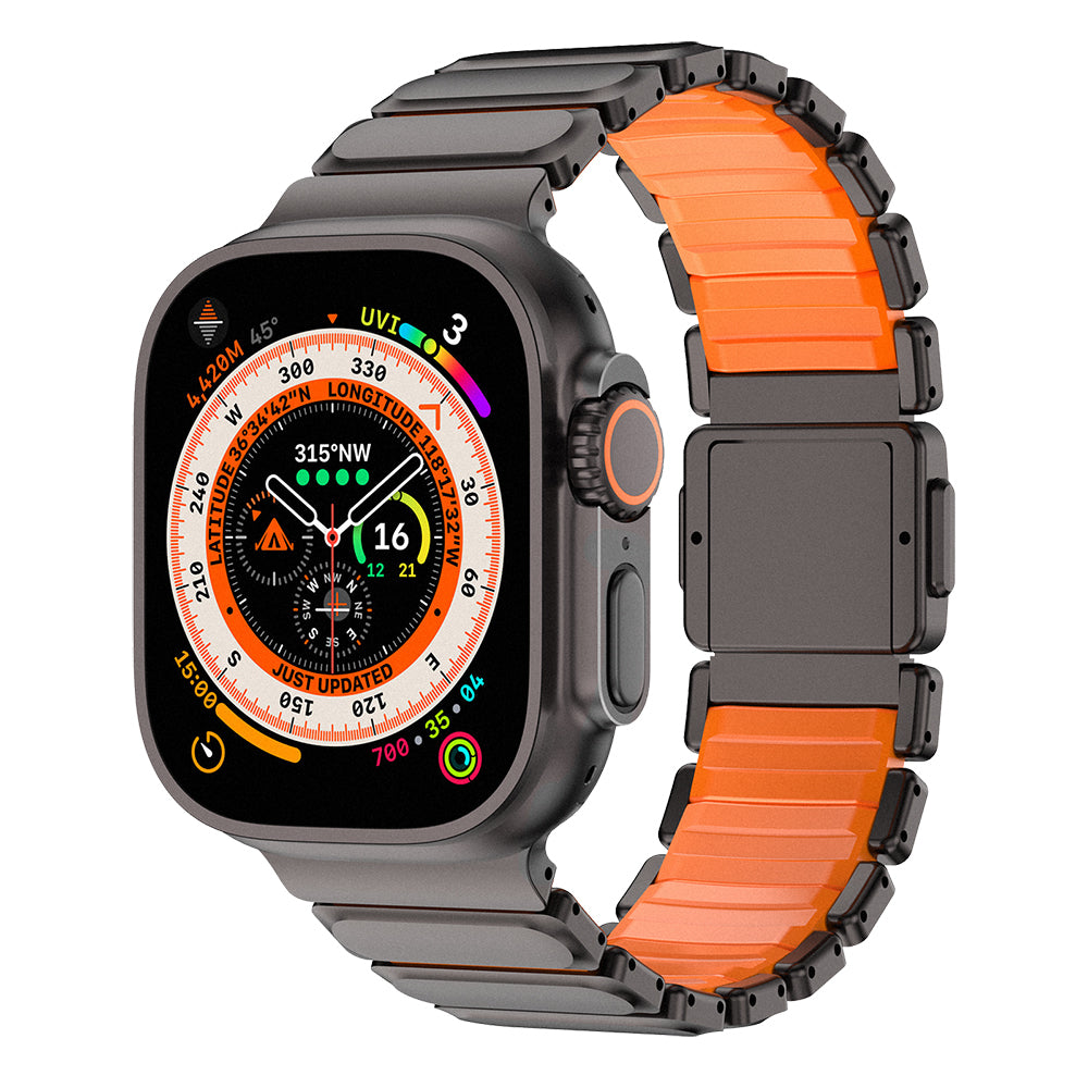 Apple Watch 42mm Mohseven iWatch Titancore No.2 Çelik Kordon