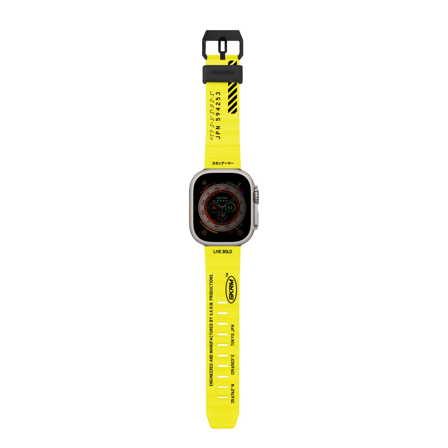 Apple Watch 42mm SkinArma Shokku Silikon Kordon