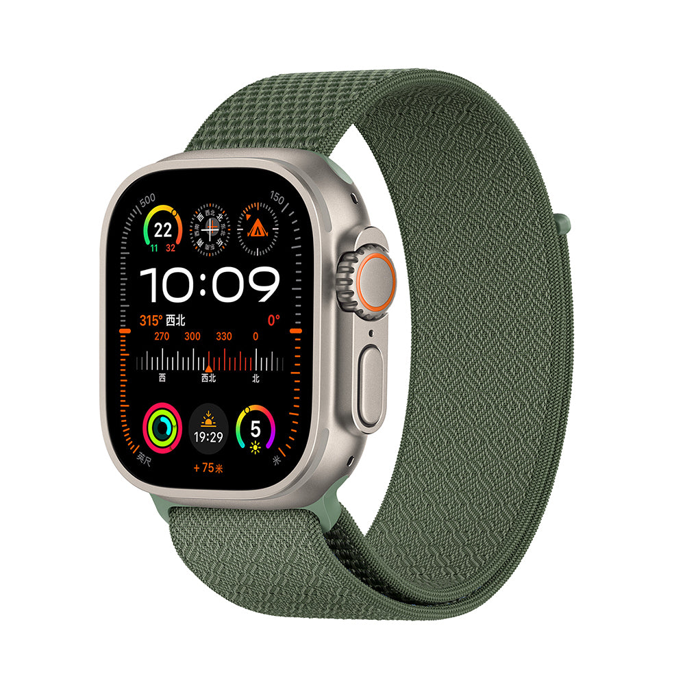 Apple Watch 44mm Kordon Wiwu WB501 CloudFlex Serisi Hasır Örgü Strap Kayış