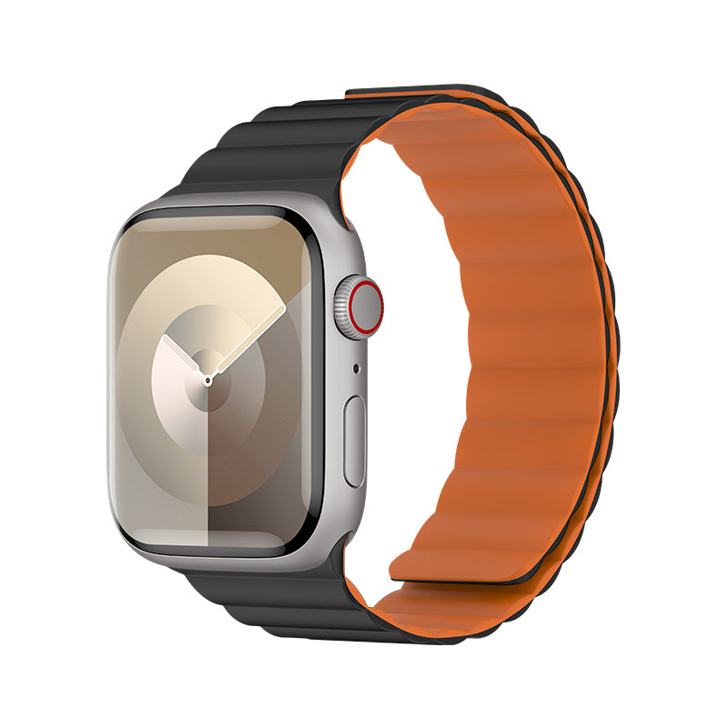 Apple Watch 7 41mm Benks Magnetik Tak Çıkar Silikon Strap Kayış