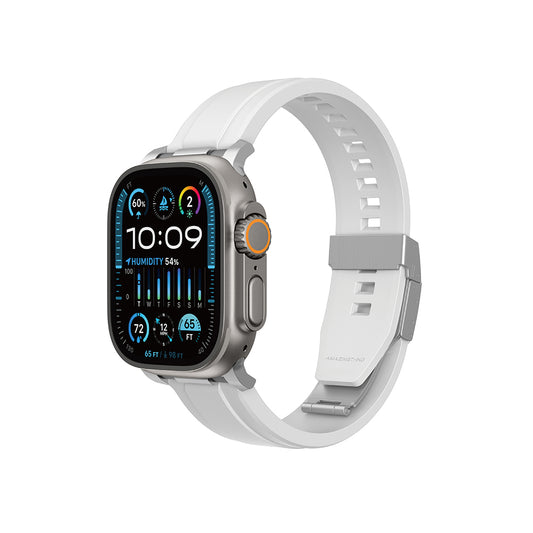 Apple Watch 7 45mm Amazingthing Titan Chrono Silikon Kordon
