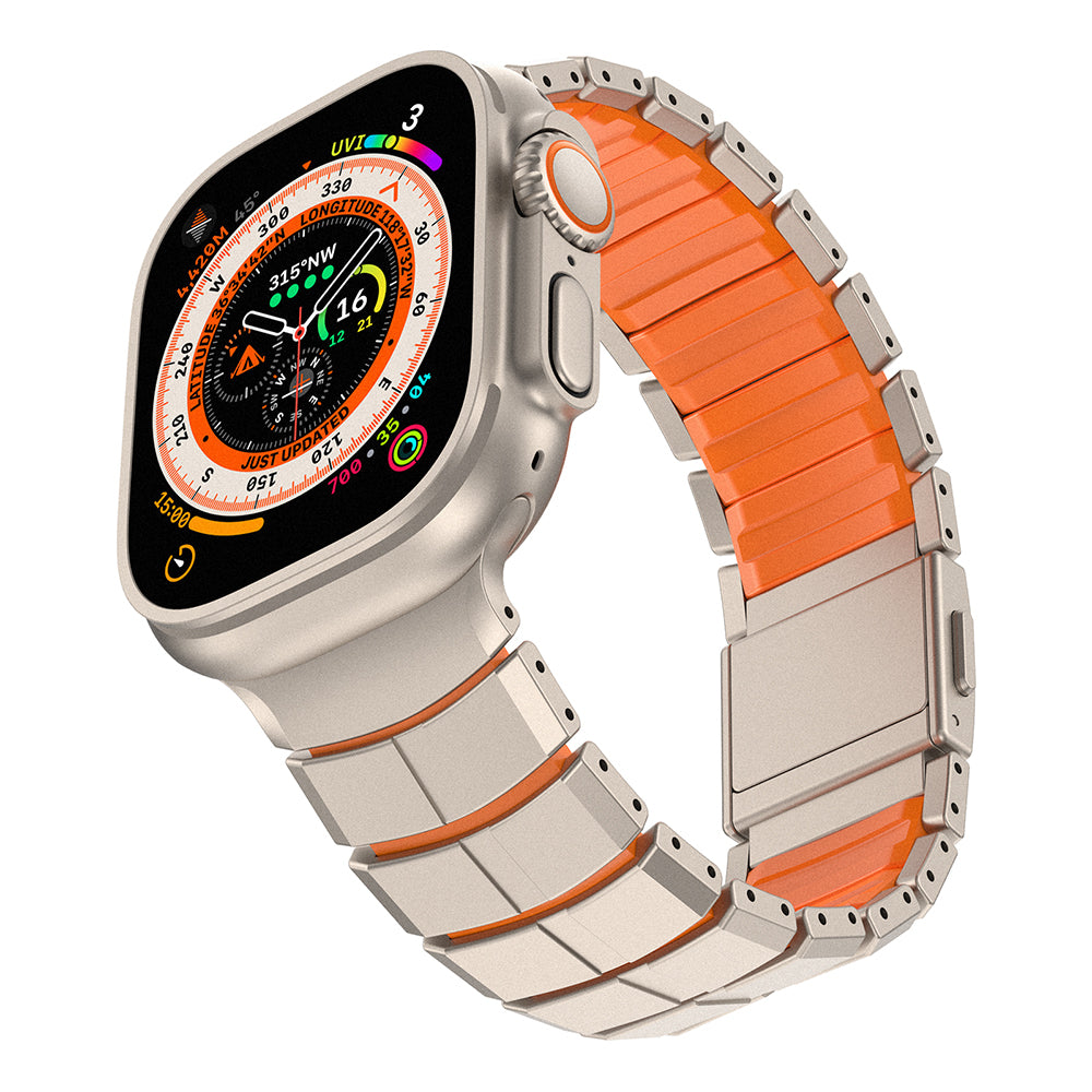 Apple Watch 7 45mm Mohseven iWatch Titancore No.1 Metal Kordon