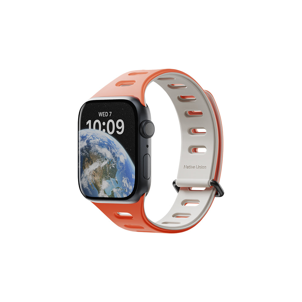 Apple Watch 7 45mm Native Union Active Watch Band Serisi Silikon Kordon