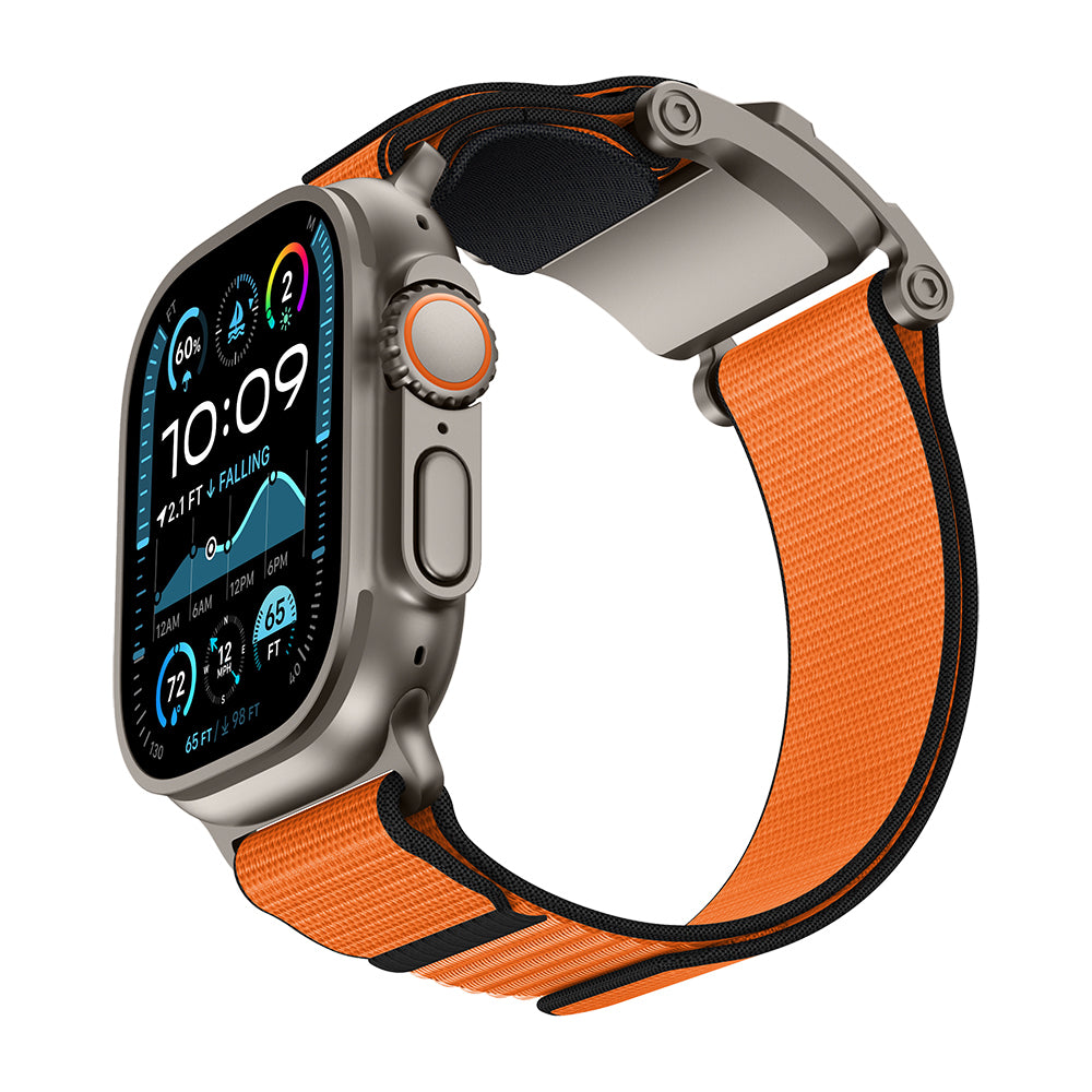 Apple Watch Ultra 49mm Mohseven iWatch Mecha Sport Hasır Kordon