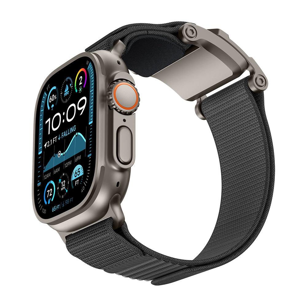 Apple Watch Ultra 49mm Mohseven iWatch Mecha Sport Hasır Kordon