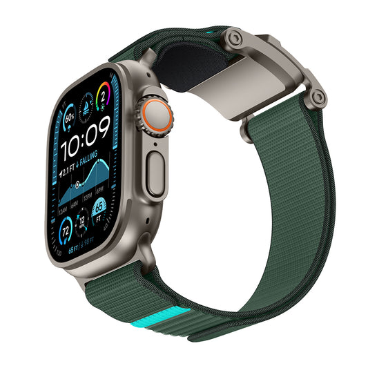 Apple Watch Ultra 49mm Mohseven iWatch Mecha Sport Hasır Kordon