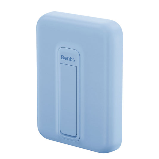 Benks MP09 Magsafe Magnetik Standlı İnce Tasarımlı Powerbank 6000mAh Beyaz