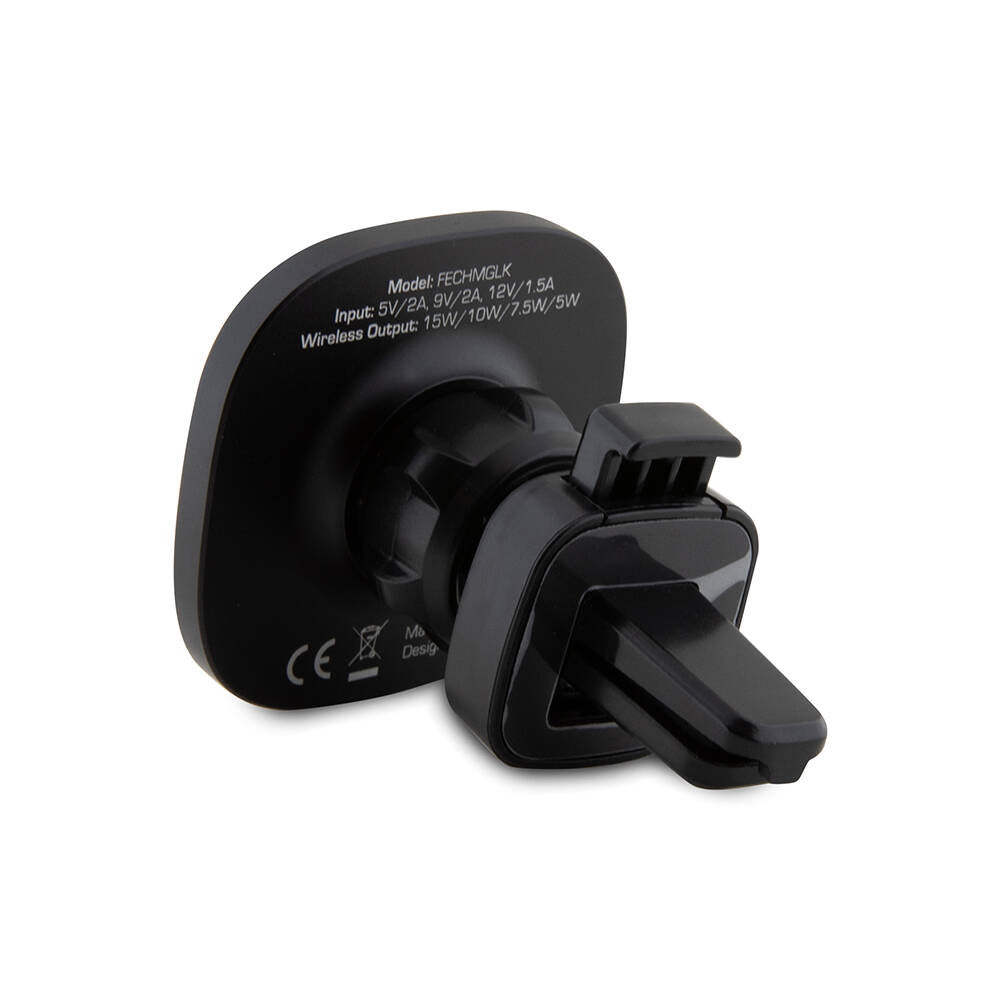 Ferrari Orjinal Lisanslı Havalandırma Tasarım Magnetik Oval Eşkenar Araç Telefon Tutucu Siyah