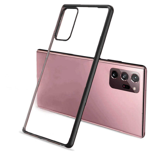 Galaxy Note 20 Ultra Benks Magic Glitz Ultra-Thin Transparent Protective Soft Kılıf Siyah