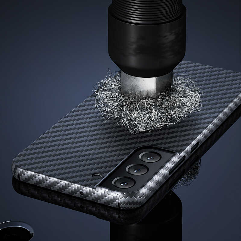 Galaxy S22 Ultra Kılıf Benks Kevlar Fiber Kılıf Siyah