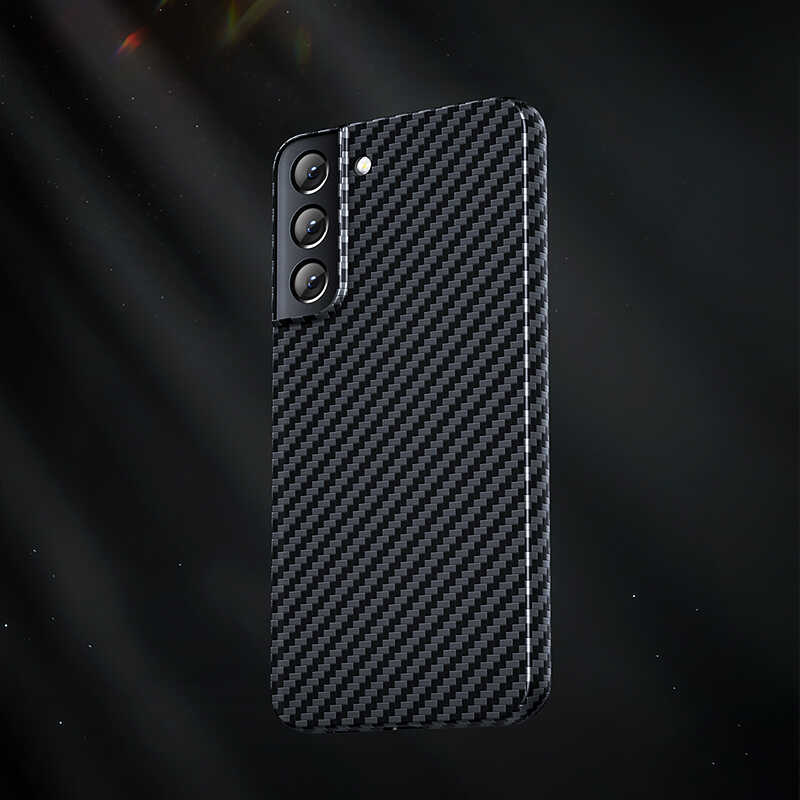 Galaxy S22 Ultra Kılıf Benks Kevlar Fiber Kılıf Siyah