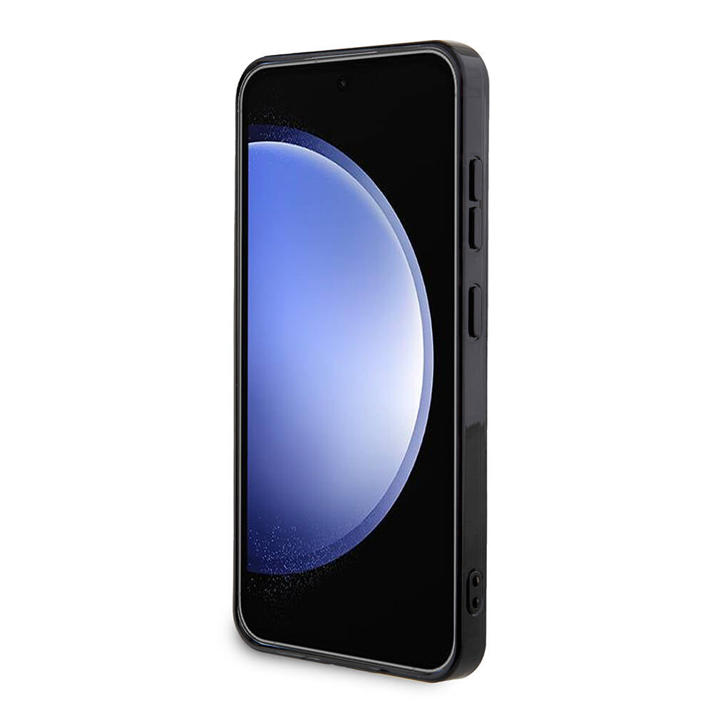 Galaxy S24 Kılıf Lacoste Orjinal Lisanslı Magsafe Şarj Özellikli Çift Katmanlı Timsah Logolu Blend Monogram Kılıf Petrol Yeşil