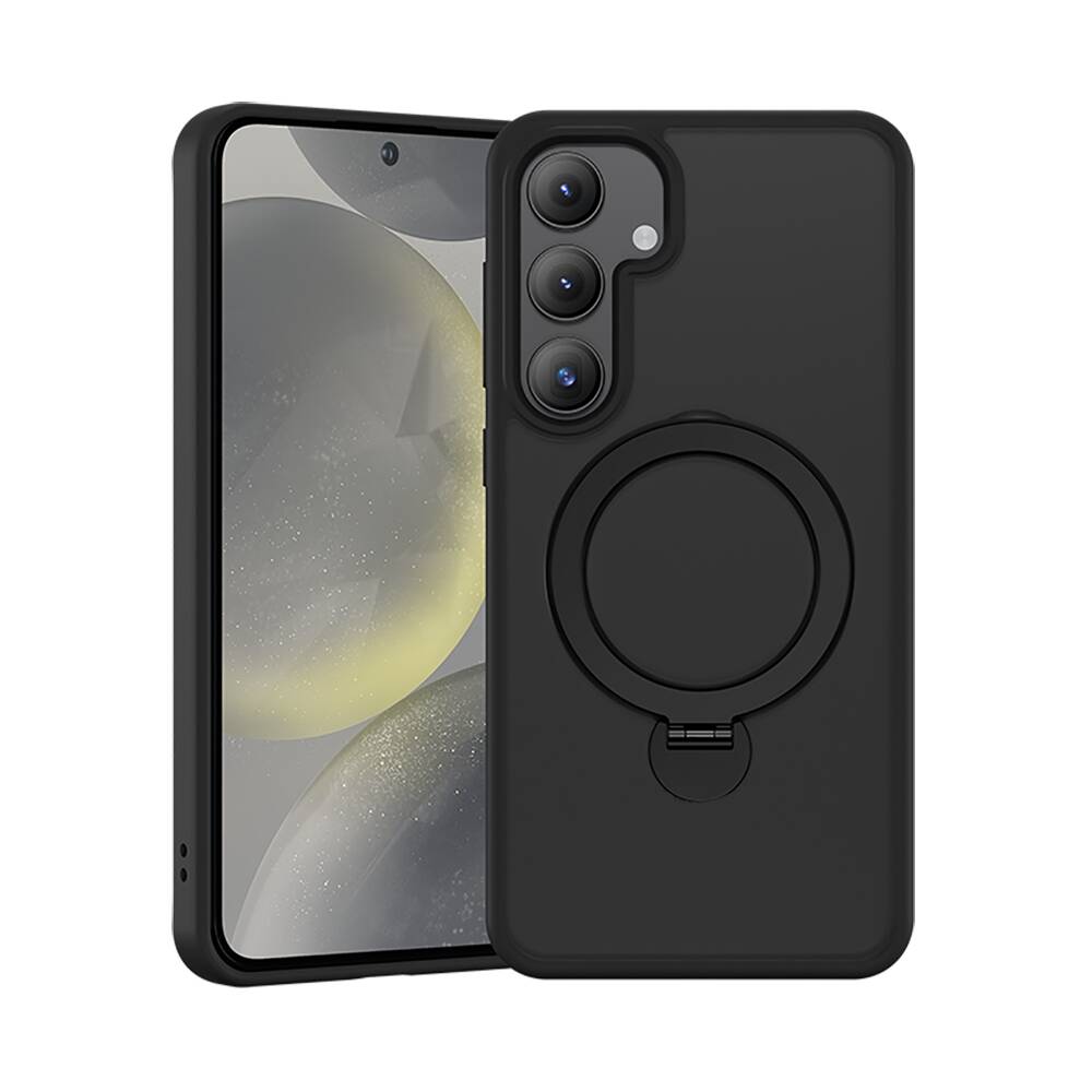 Galaxy S24 Kılıf Magsafe Şarj Özellikli Benks Standlı Mist Protective Kılıf Mavi