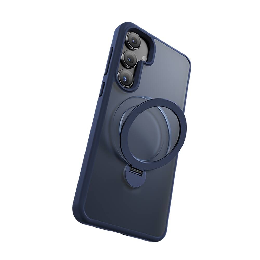 Galaxy S24 Kılıf Magsafe Şarj Özellikli Benks Standlı Mist Protective Kılıf Siyah